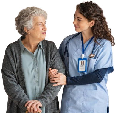 Lady Doing Her Progress Notes