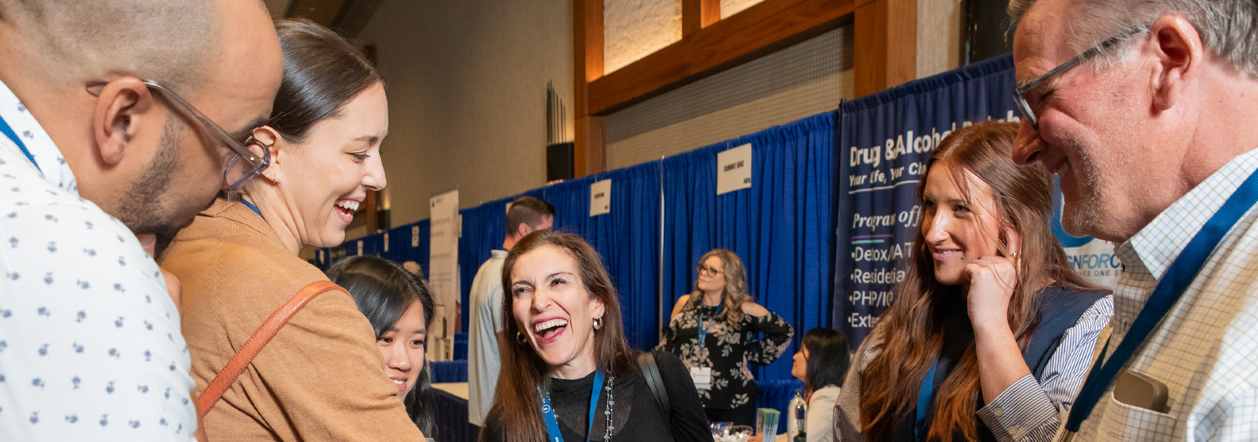 Nebo team showing Nebo at a conference